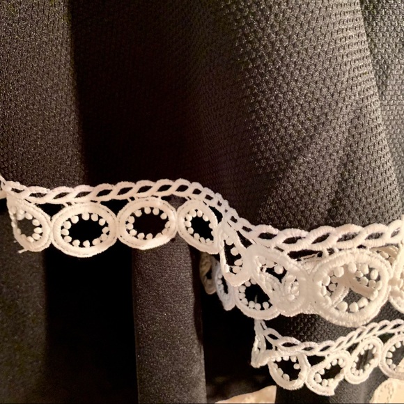 Boston Proper High Low Embroidered Lace Skirt - Picture 3 of 5
